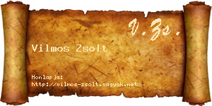 Vilmos Zsolt névjegykártya